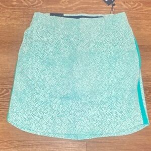 Under Armour Teal Patterned Mini Skirt